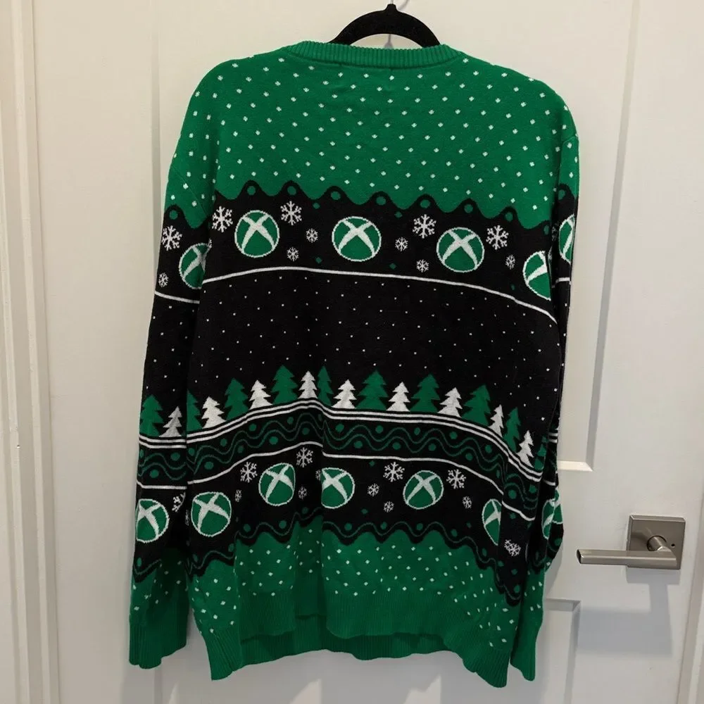 Microsoft Xbox Season Unlocked Ugly Christmas Holiday Sweater,Size 2XL